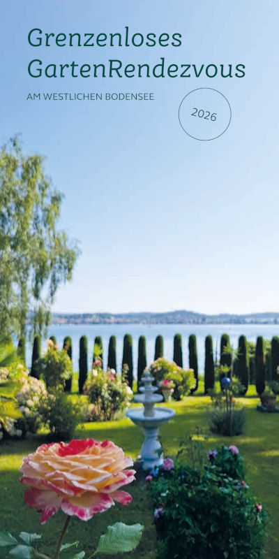 Gratiskatalog: Grenzenloses GartenRendezvous am Westlichen Bodensee